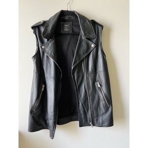 Zara - Oversize leather vest